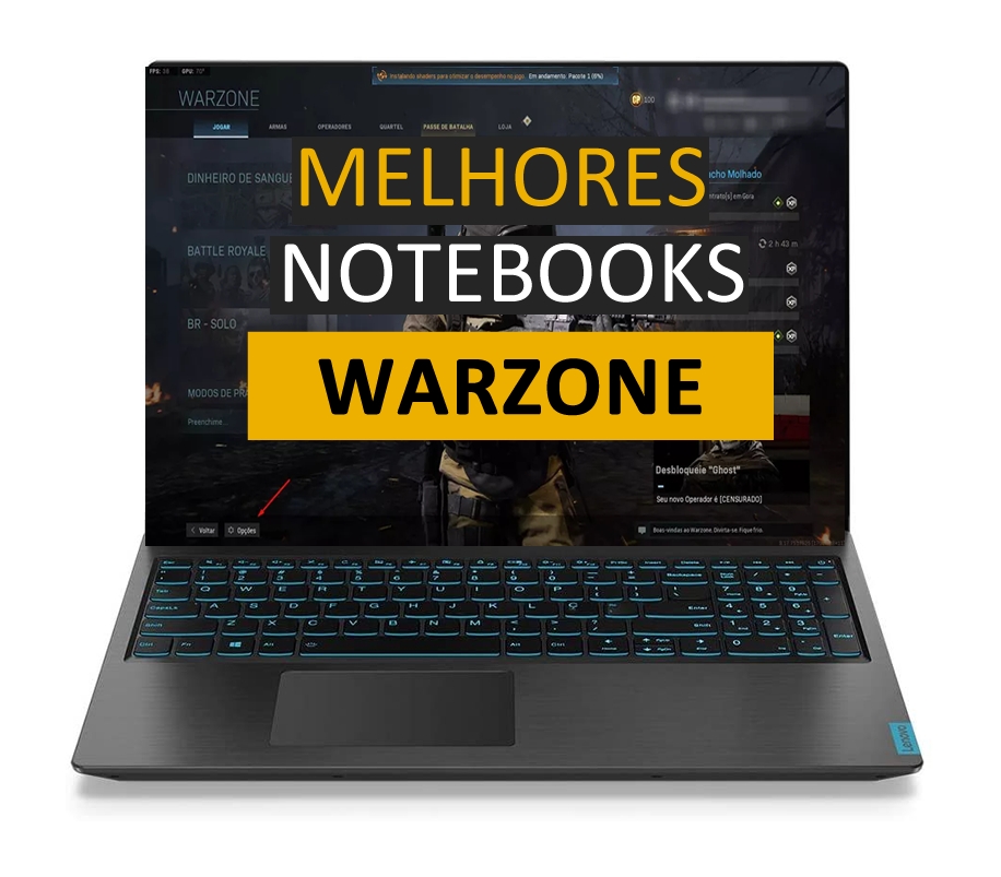 Notebook para jogar Warzone (Ranking de Melhores)